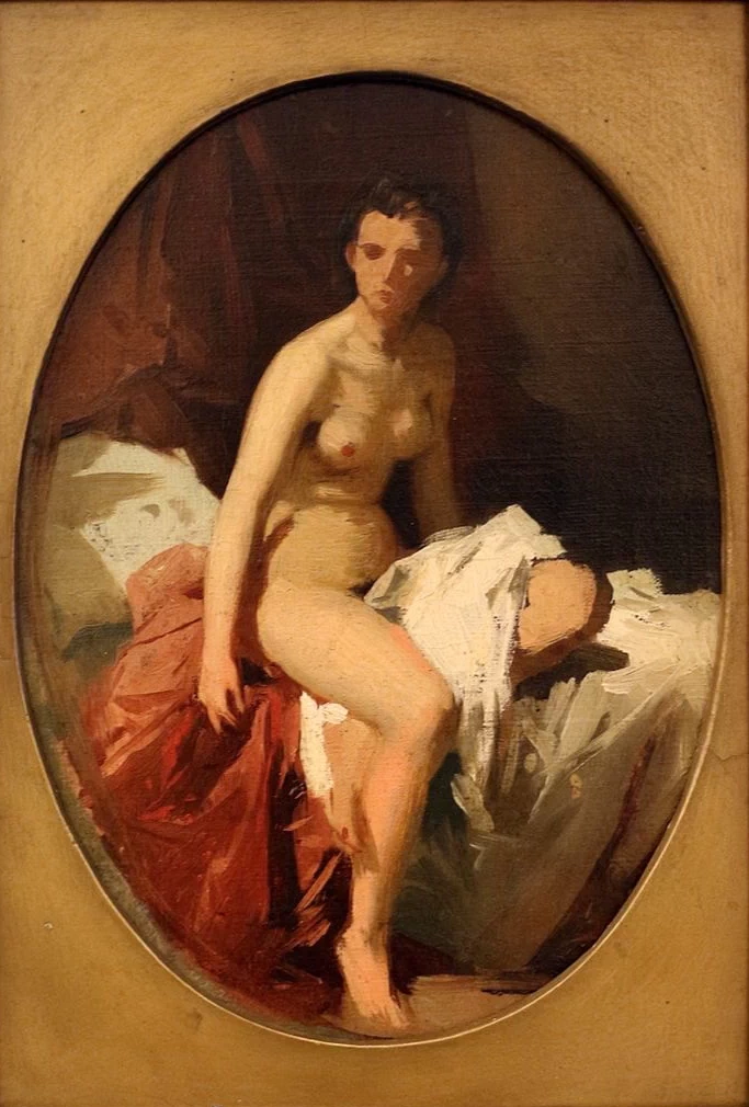 Nudo femminile seduto - Galleria d'Arte Moderna, Genova